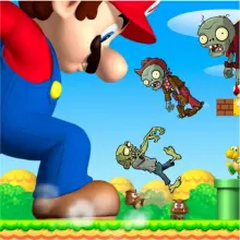 Super Mario Shooting Zombie 